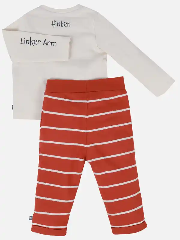 Bild 2 von Baby Jungen 2er Set bestehend aus Shirt und Hose Beige