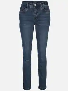 Damen Jeans Slim Fit "Hanna" mit Ziersteinchen Blau