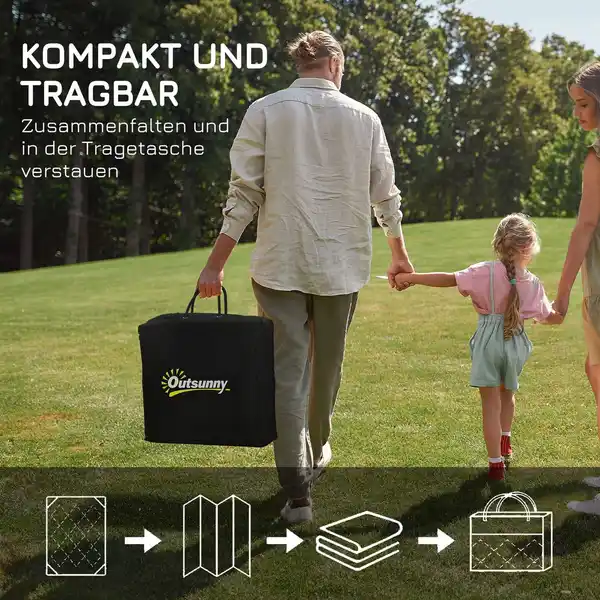 Bild 4 von Outdoor-Teppich Kunststoffteppich Wendeteppich mit Tragetasche182x274cm