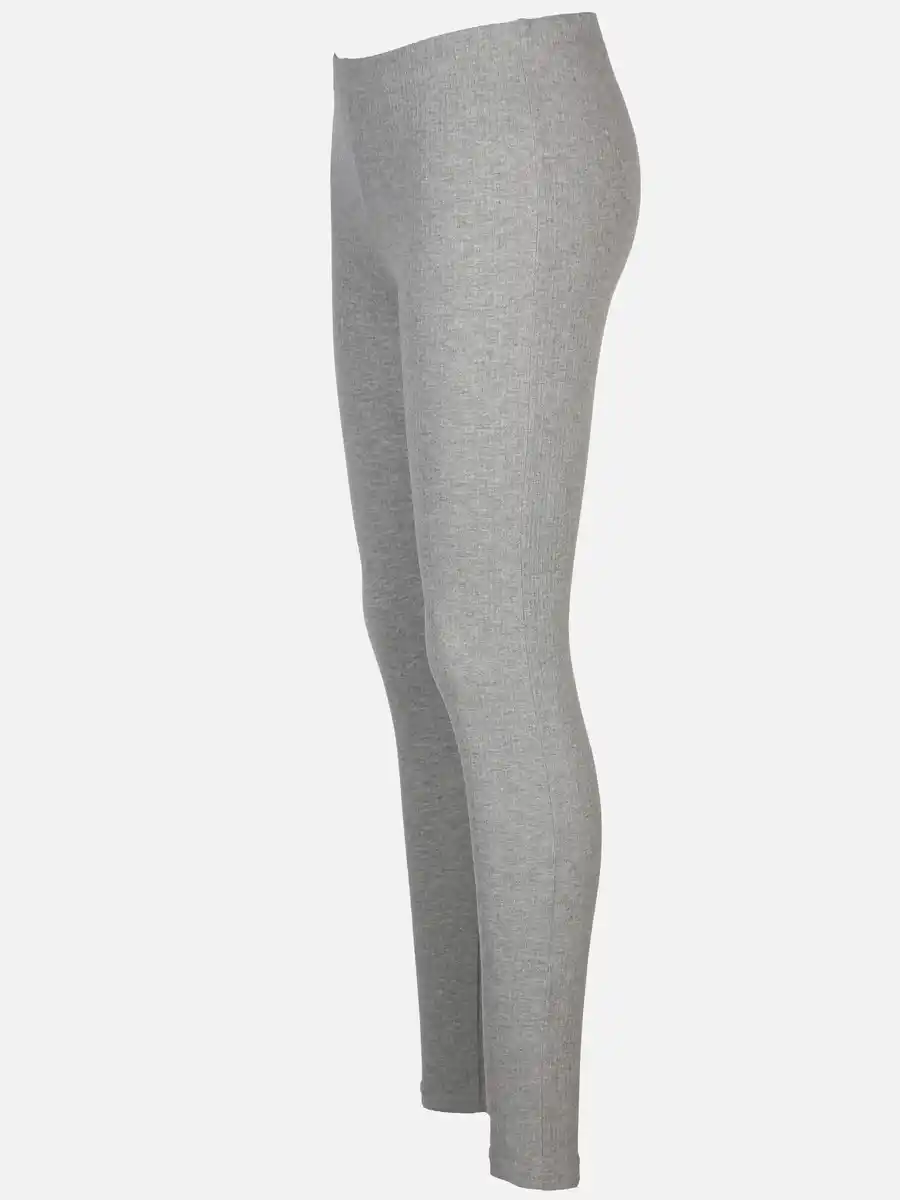 Bild 3 von Damen Ripp-Leggings Grau