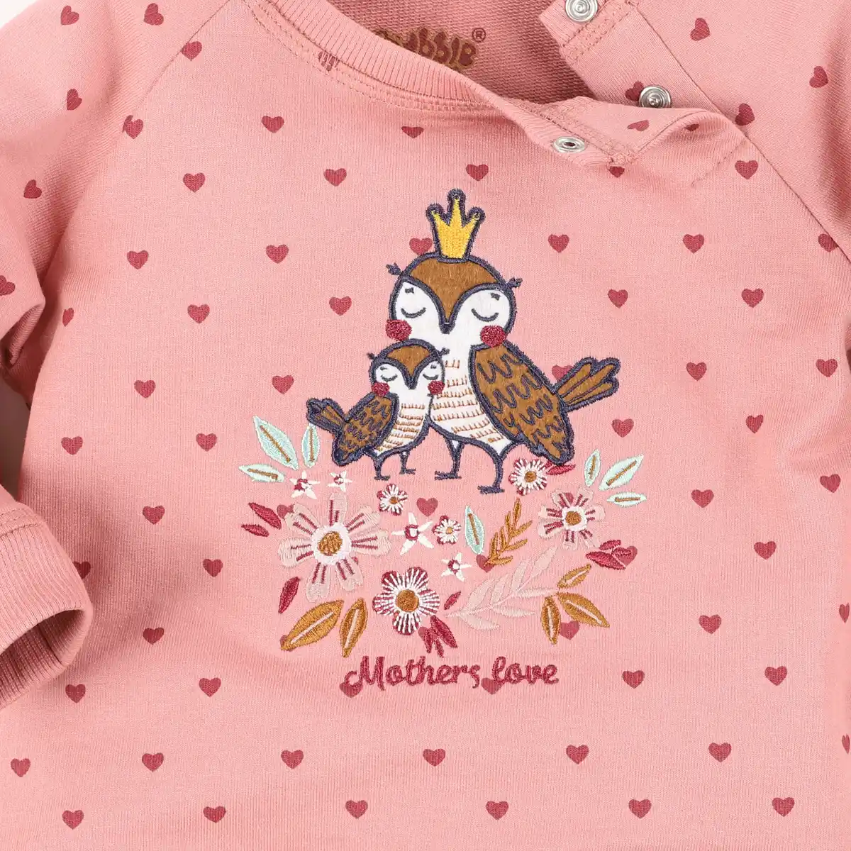 Bild 3 von Baby Sweatshirt mit Alloverprint und Stickerei-Applikation Rosa