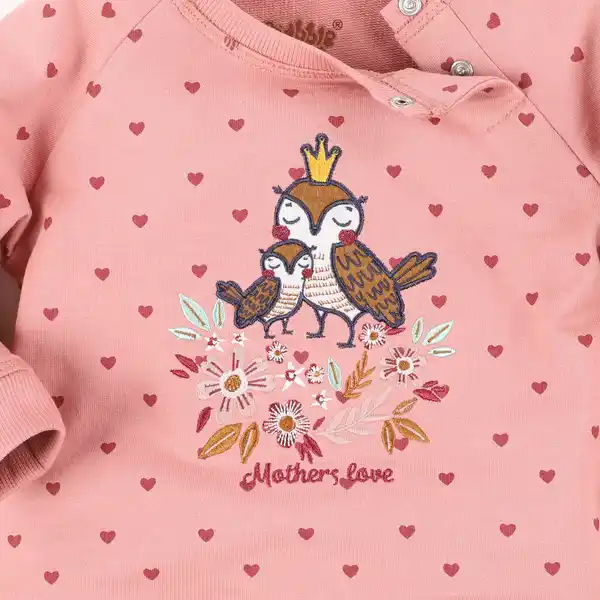 Bild 3 von Baby Sweatshirt mit Alloverprint und Stickerei-Applikation Rosa