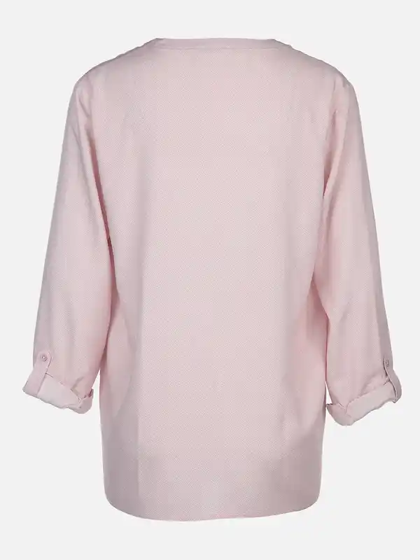 Bild 2 von Damen Bluse im Minimalprint Rosa