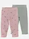 Bild 1 von Baby Mädchen Leggings im 2er Pack Rosa