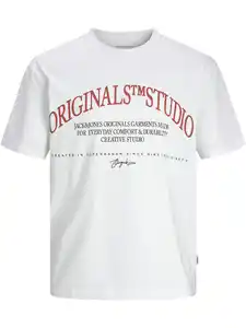 Jack&Jones JORFREDERIKSBERG MARGATE T-Shirt Weiß