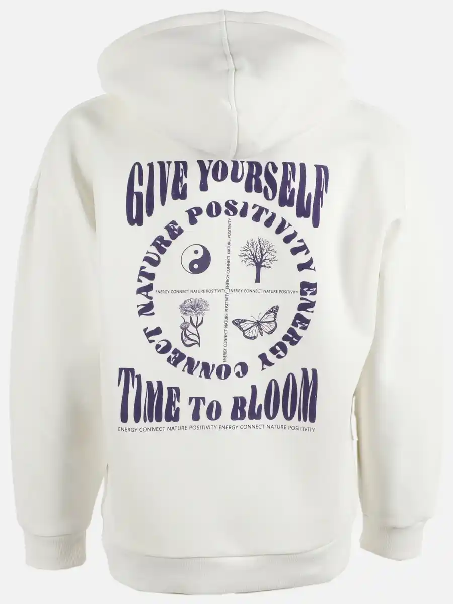 Bild 2 von Mädchen Hoodie mit tollem Rückenprint Weiß