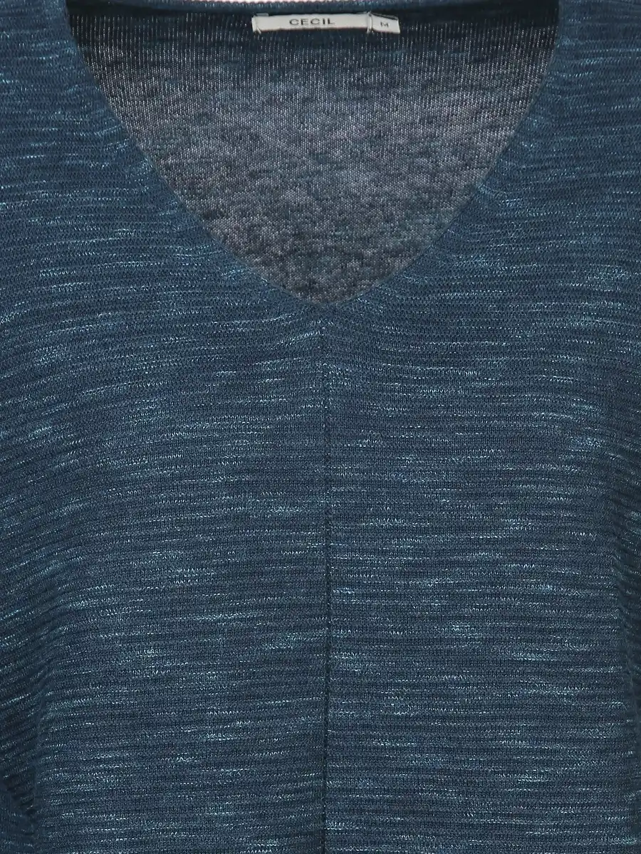 Bild 3 von Damen Pullover in Ottoman Ripp Türkis
