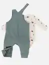 Bild 4 von Baby Jungen Strampler mit Longsleeve Türkis