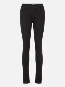 Vero Moda VMSEVEN NW S SHAPE Jeans Schwarz