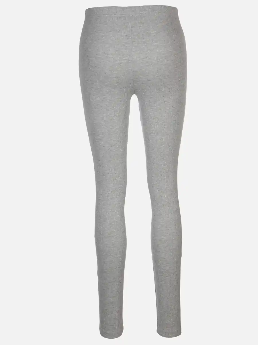 Bild 2 von Damen Ripp-Leggings Grau