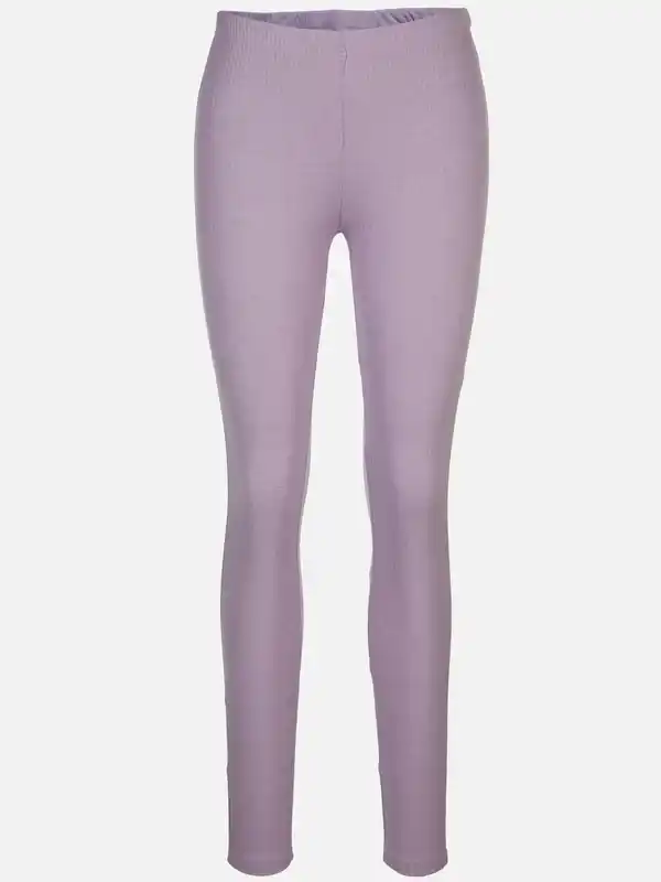 Bild 1 von Damen Ripp-Leggings Lila