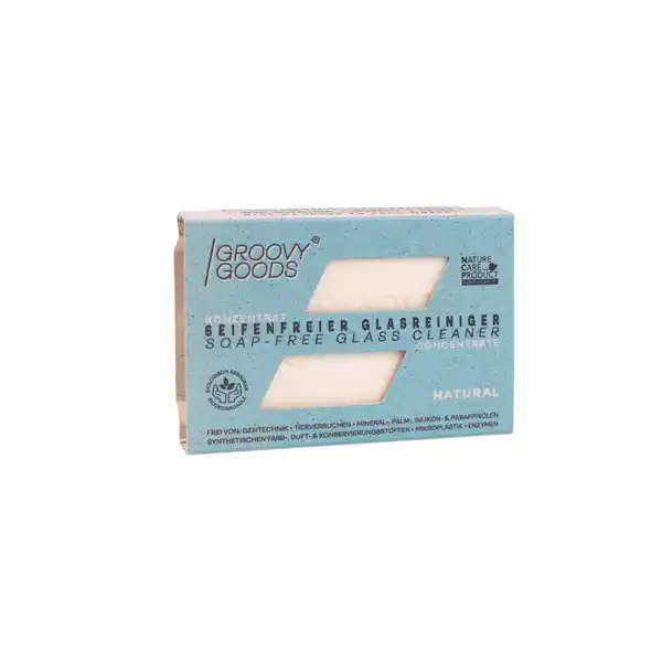 Bild 3 von Groovy Goods Seifenfreier, fester Glasreiniger (ohne Duftstoffe), 60 g