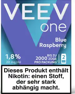 VEEV One Pods Blue Raspberry, 20 ml