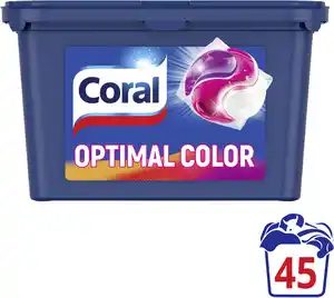 Coral Colorwaschmittel Optimal All in 1 Caps 45 WL