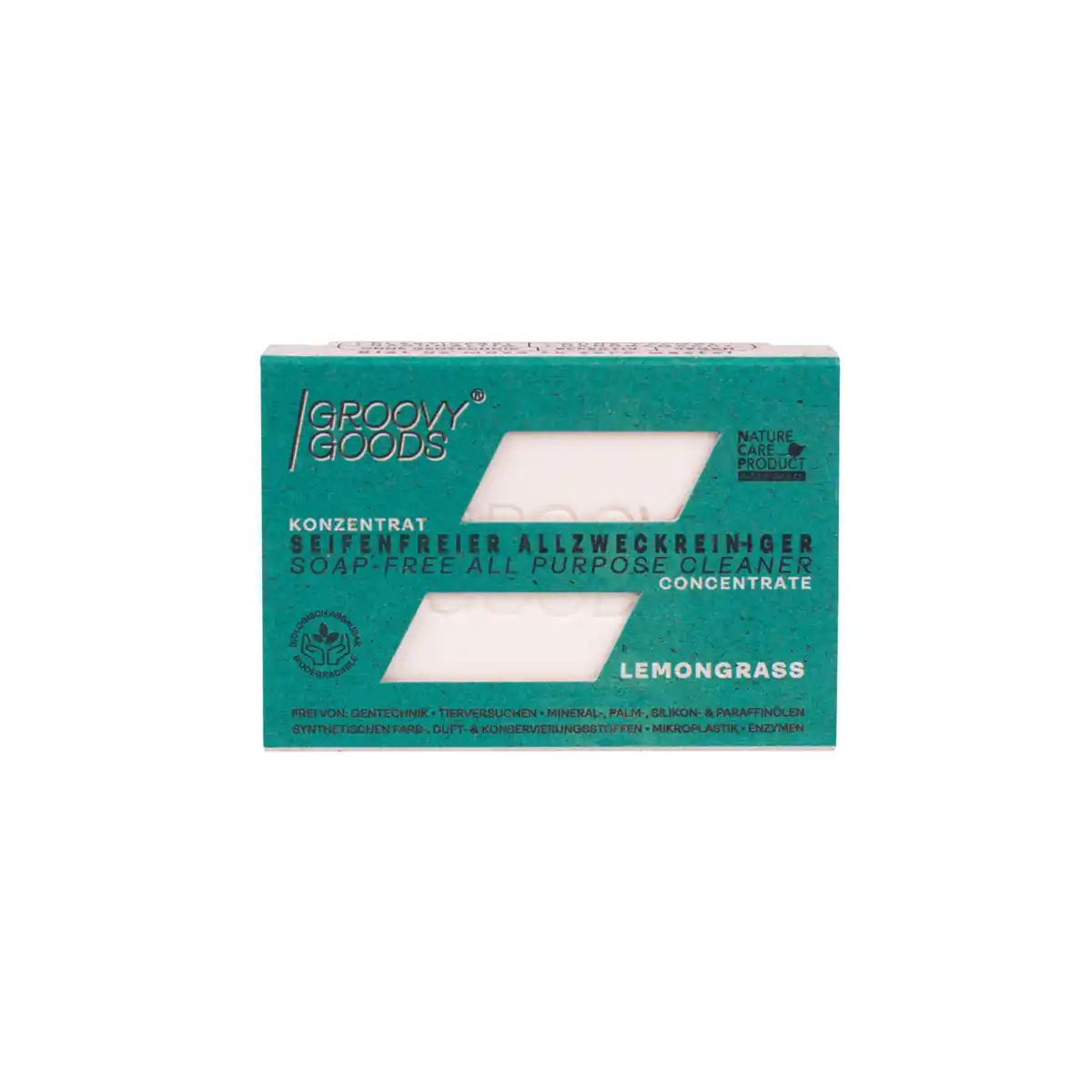 Bild 1 von Groovy Goods Seifenfreier, fester Allzweckreiniger, Bio-Lemongrass, 60 g