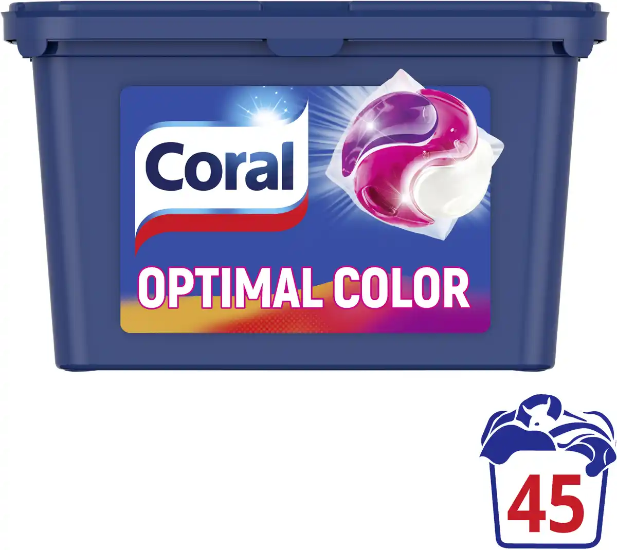 Bild 1 von Coral Colorwaschmittel Optimal All in 1 Caps 45 WL