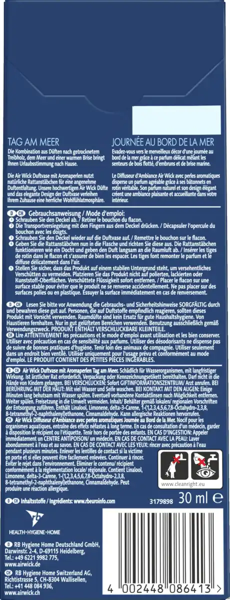 Bild 2 von Air Wick Duftvase Tag am Meer, 30 ml