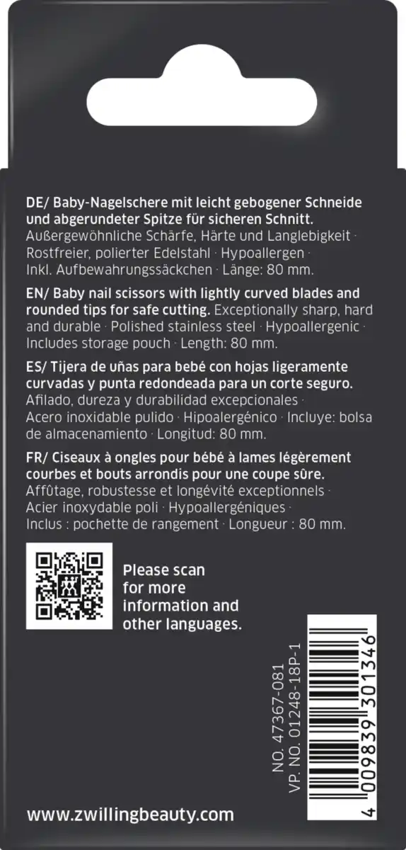 Bild 2 von ZWILLING Baby Nagelschere Edelstahl glänzend