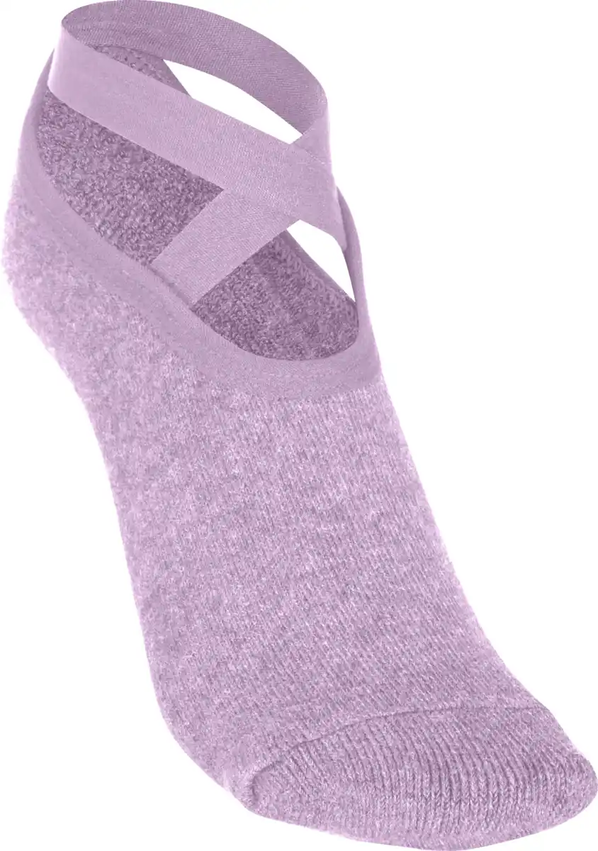 Bild 1 von IDEENWELT Yoga-Füßlinge mit ABS, Gr. 35/38, Flieder