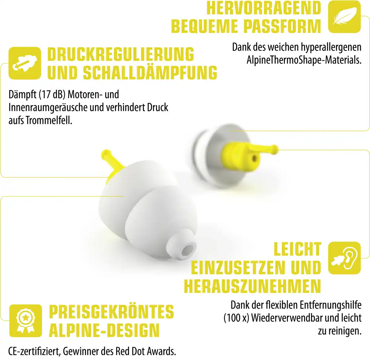 Bild 4 von Alpine FlyFit Ohrenstöpsel