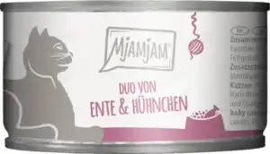 MjAMjAM DUO von zarter Ente & saftigem Hühnchen an Möhrchen, 100 g