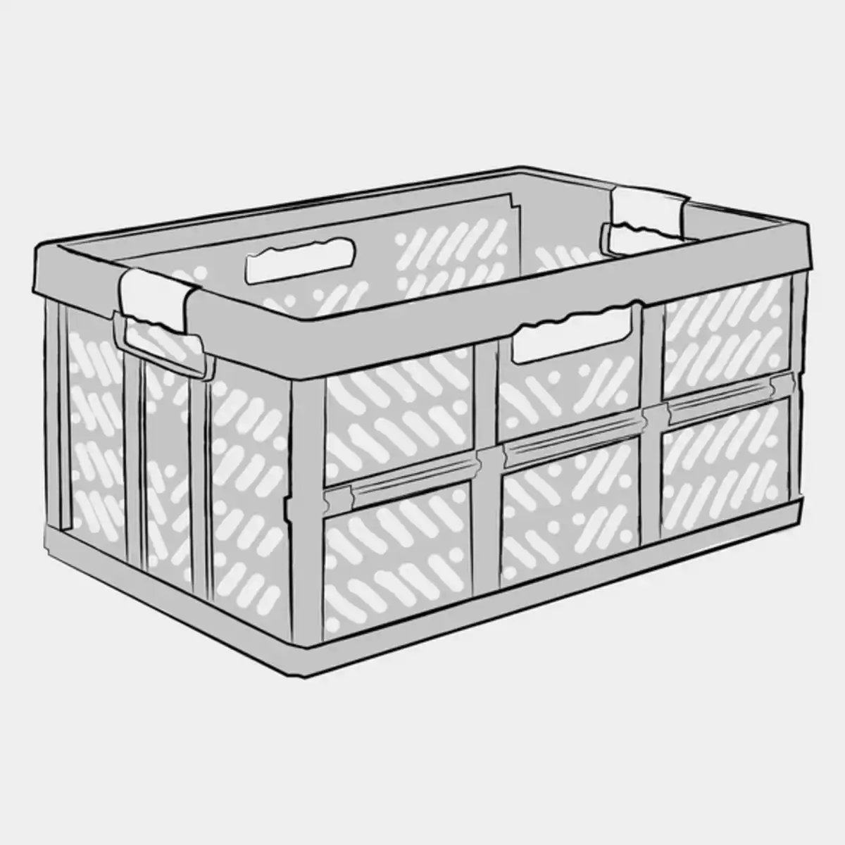 Bild 2 von KEEEPER Klappbox »Ben«, BxHxL: 37 x 28 x 54 cm, Kunststoff