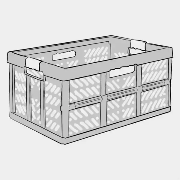 Bild 2 von KEEEPER Klappbox »Ben«, BxHxL: 37 x 28 x 54 cm, Kunststoff