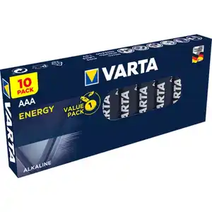 VARTA Batterie, VARTA Energy, AAA Micro, 1,5 V, 10 Batterien