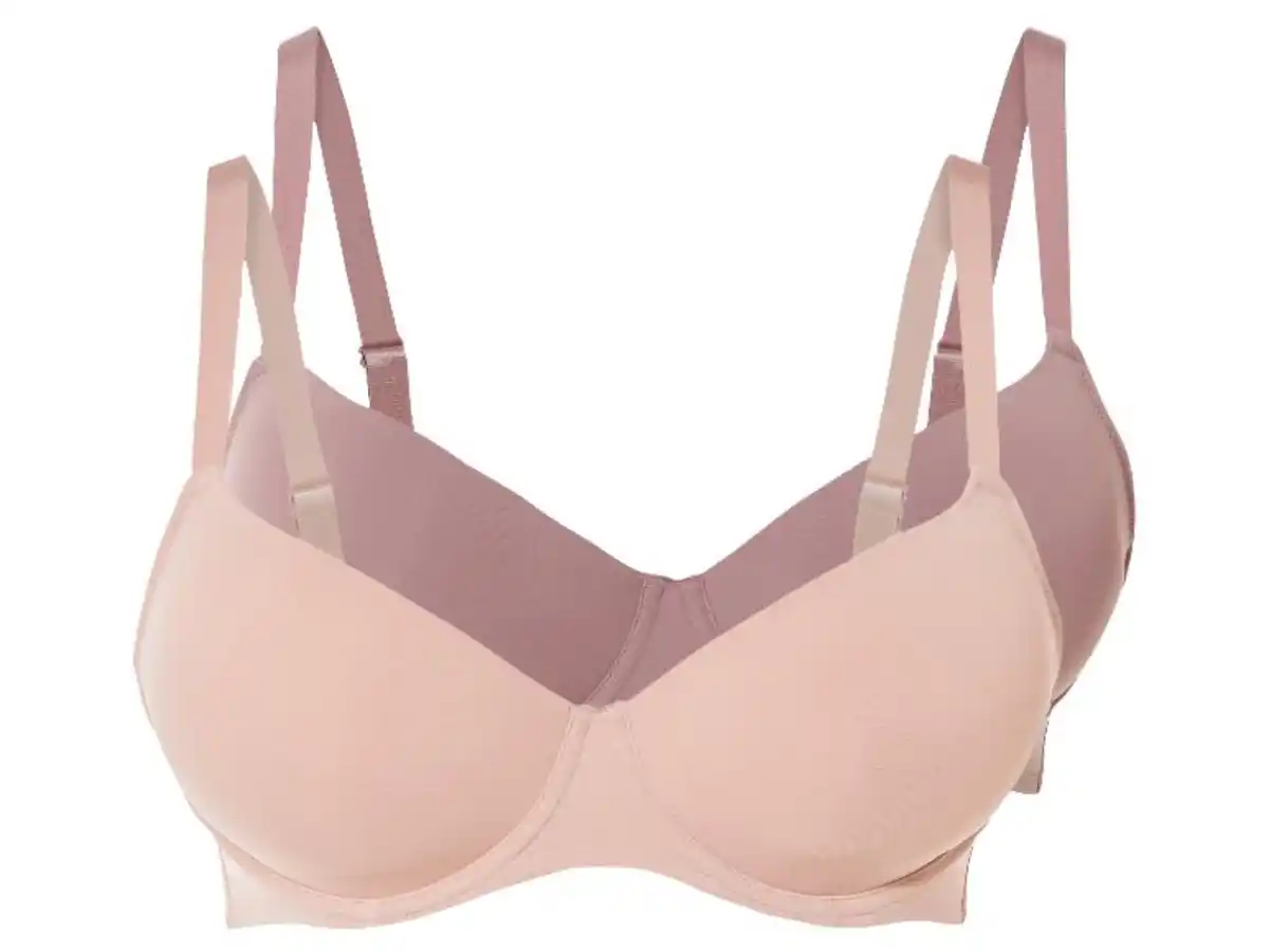 Bild 2 von esmara® Damen Bügel-BHs, 2 Stück, vorgeformte Cups