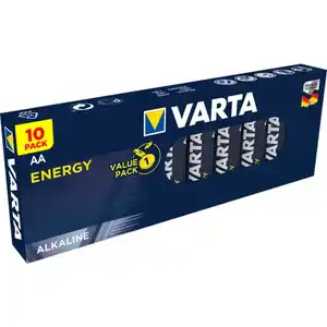 VARTA Batterie, VARTA Energy, AA-Mignon, 1,5 V, 10 Batterien