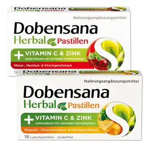 Dobensana Herbal Herbal Pastillen + Vitamin C & Zink