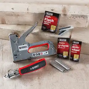 Kraft Werkzeuge Handtacker-Set