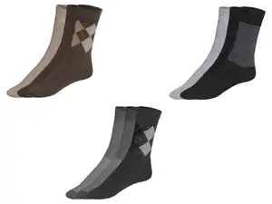 LIVERGY® Herren Socken, 3 Paar, mit Bio-Baumwolle