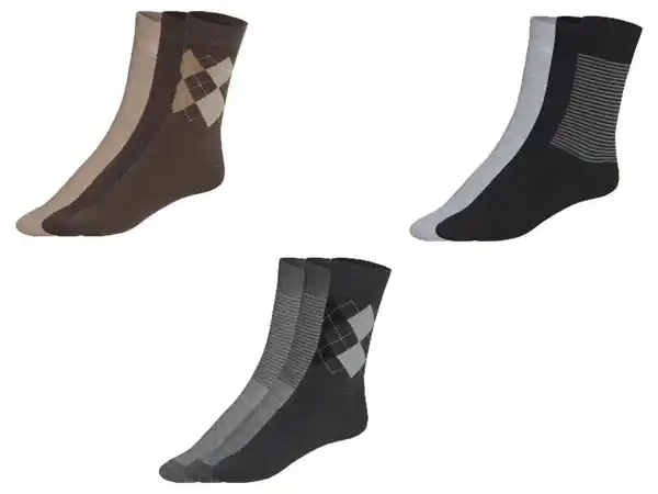 Bild 1 von LIVERGY® Herren Socken, 3 Paar, mit Bio-Baumwolle