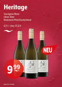 Heritage Sauvignon Blanc Oliver Zeter Rheinland-Pfalz/Deutschland