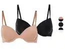 Bild 1 von esmara® Damen Bügel BHs, 2-Stück mit verstellbaren Trägern