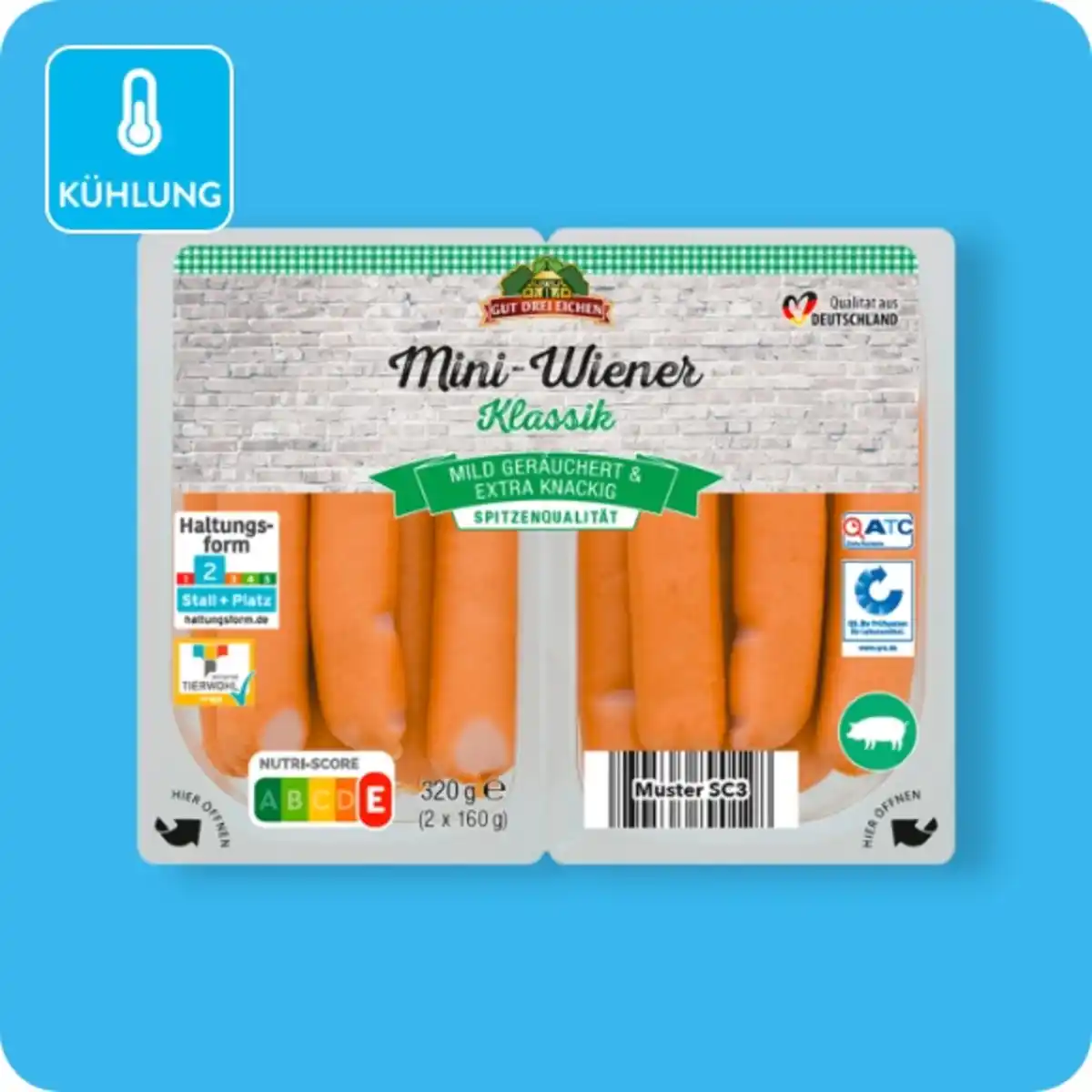 Bild 1 von GUT DREI EICHEN/GÜLDENHOF Mini-Wiener, Klassik oder Geflügel