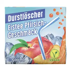 DURSTLÖSCHER Eistee Pfirsich 0,5L