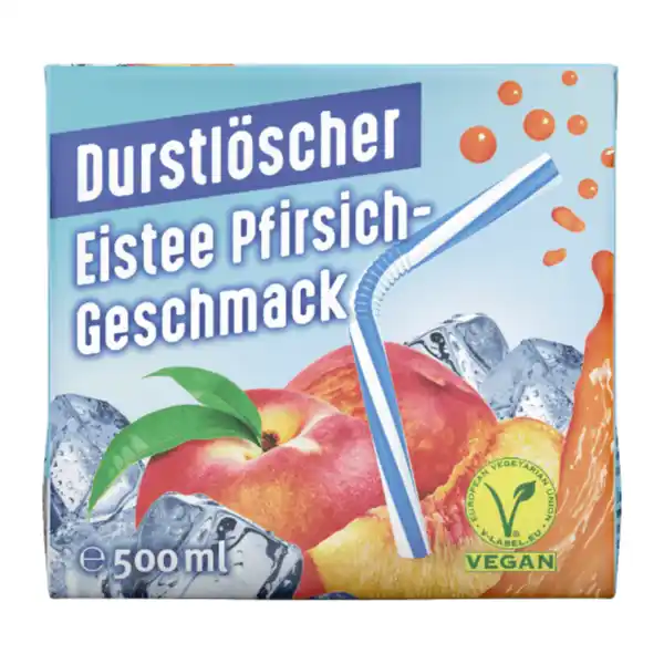 Bild 1 von DURSTLÖSCHER Eistee Pfirsich 0,5L