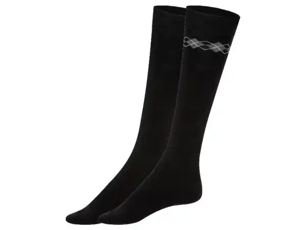 Bild 1 von LIVERGY® Herren Socken, 2 Paar, mit Bio-Baumwolle, lang