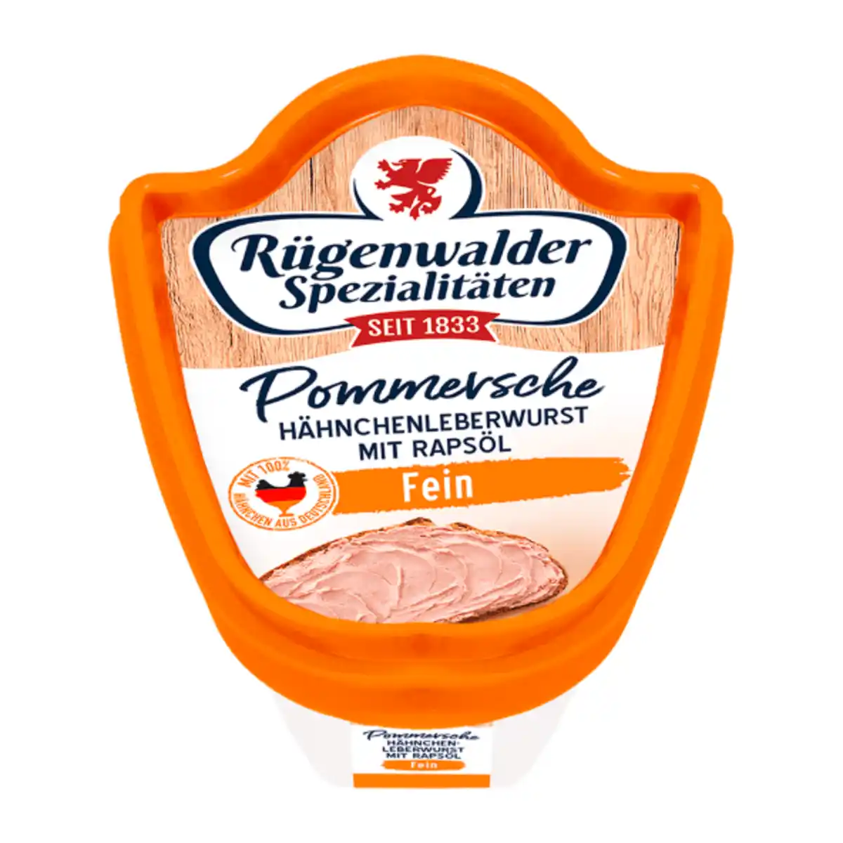 Bild 3 von RÜGENWALDER SPEZIALITÄTEN Pommersche Hähnchenleberwurst 125g