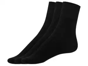 LIVERGY® Herren Socken, 3 Paar, mit Bio-Baumwolle