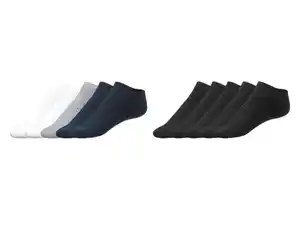 LIVERGY® Herren Thermo-Sneakersocken, 5 Paar, mit hohem Baumwollanteil