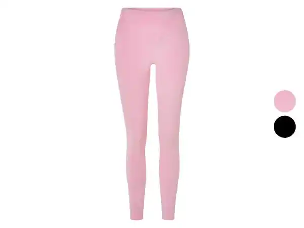 Bild 1 von esmara® Damen Velour-Leggings, mit Bündchen