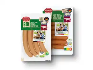 Metzgerfrisch Bio Traditions-Wiener Würstchen,  200 g