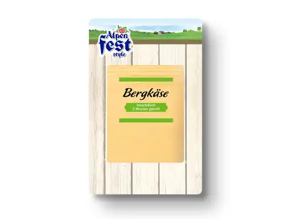 Bild 1 von Alpenfest Bergkäse Scheiben,  150 g