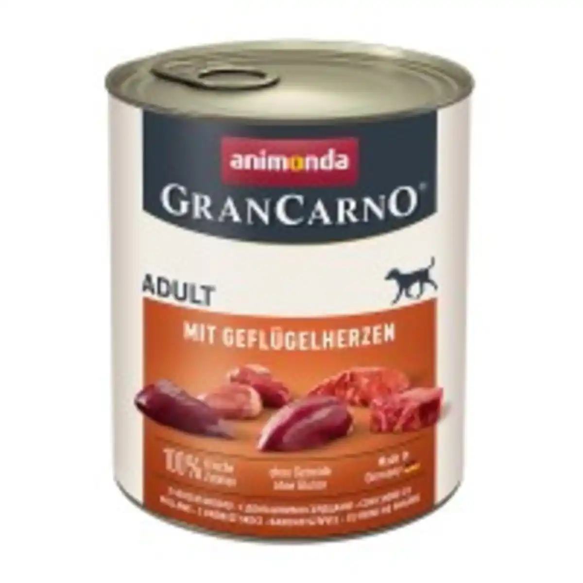 Bild 1 von Animonda GranCarno Hundenassfutter Adult Geflügelherzen 800 g