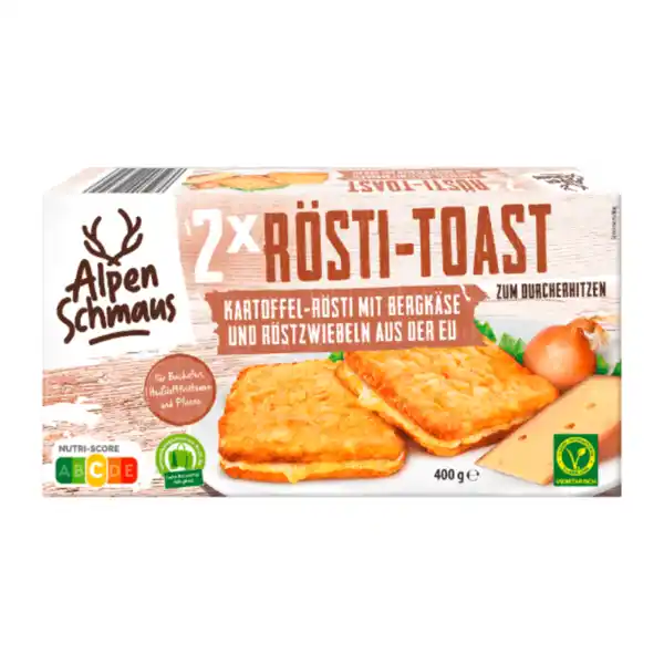 Bild 2 von ALPENSCHMAUS Rösti-Toast 400g