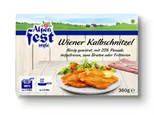 Alpenfest Wiener Kalbschnitzel,  360 g