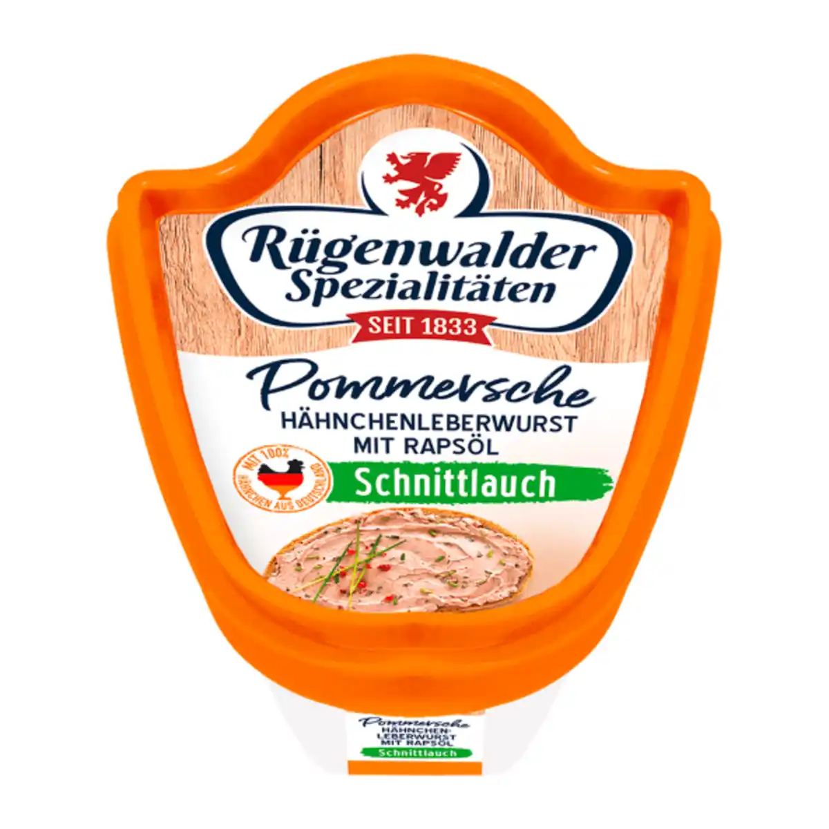 Bild 2 von RÜGENWALDER SPEZIALITÄTEN Pommersche Hähnchenleberwurst 125g